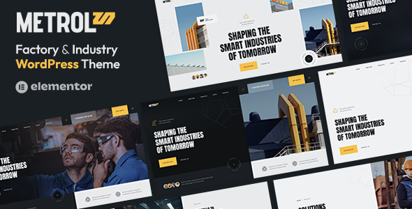 Metrol v1.2.0 – Factory & Industry WordPress Theme