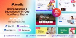 Acadia v3.0.1 – Education WordPress Theme For University & Online Course