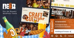 Beer v1.0 – Pub, Bar, Brewery WordPress Theme