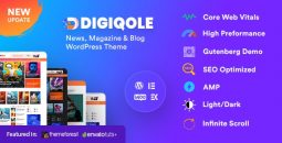 Digiqole v2.2.7 – News Magazine WordPress Theme
