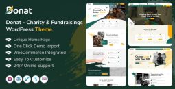 Donat v1.0.0 – Charity & Fundraising WordPress Theme
