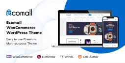 Ecomall v1.3.3 – Elementor Electronics WooCommerce Theme