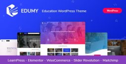 Edumy v1.2.38 – LMS Online Education Course WordPress Theme