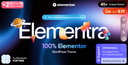 Elementra v1.0.9 – 100% Elementor WordPress Theme