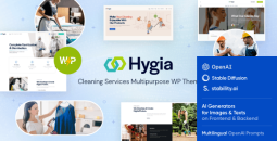 Hygia v1.23.0 – Cleaning Services WordPress Theme