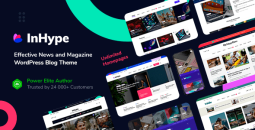 InHype v1.5.3 – Blog & Magazine WordPress Theme