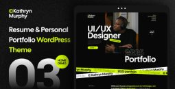 Kathryn v1.0.1 – Personal Portfolio & Photography WordPress Theme