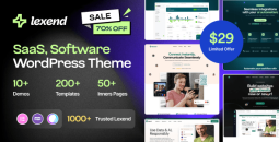 Lexend v2.0 – Software, SaaS & Startup WordPress Theme