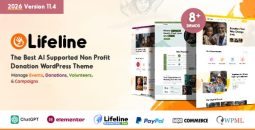 Lifeline v11.4 – NGO, Fund Raising and Charity WordPress Theme