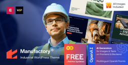 Manufactory v1.11.0 – Industrial WordPress Theme