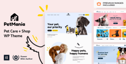 PetMania by Vamtam v26 – Pet Care Shop Ecommerce WordPress Theme