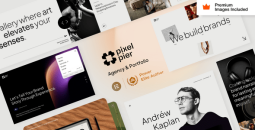 Pixelpiernyc by Vamtam v19 – Portfolio Creative Agency Freelancer WordPress Theme