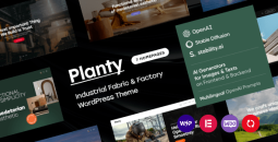 Planty v1.25.0 – Fabric & Factory WordPress Theme