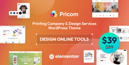 Pricom v1.8.1 – Printing Company & Design Services WordPress theme