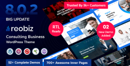 Reobiz v8.0.2 – Consulting Business WordPress Theme
