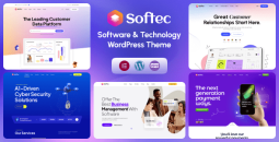 Softec v1.2.2 – Software & Technology WordPress Theme + RTL