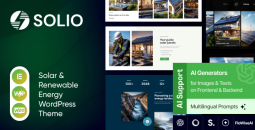 Solio v1.7 – Solar & Renewable Energy WordPress Theme
