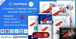 StartNext v5.6 – IT Startup & Technology Services WordPress Theme