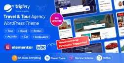 Tripfery v1.4.0 – Travel & Tour Booking WordPress Theme