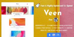Veen v2.7.0 – Minimal & Lightweight Blog for WordPress
