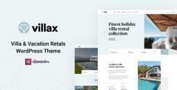 Villax v1.2.1 – Villa & Vacation Rentals WordPress Theme