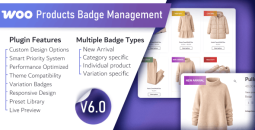 WooCommerce Products Badge Management v6.0.0
