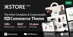XStore v9.6.1 – Responsive WooCommerce Theme