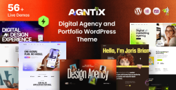 Agntix v1.1.0 – Digital Agency & Creative Portfolio WordPress Theme