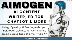 Aimogen Pro v2.6.3.1 (Formerly Aiomatic) – All-in-One AI Content Writer, Editor, ChatBot & Automation Toolkit