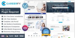 Careerfy v10.2.2 – Job Board WordPress Theme