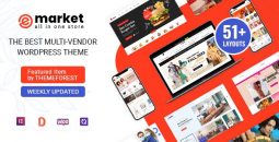 eMarket v8.1.7 – Multi Vendor MarketPlace WordPress Theme