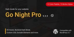 Go Night Dark Mode / Night Mode v1.1.2 – WordPress Plugin