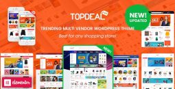 TopDeal v2.4.0 – Multi Vendor Marketplace Elementor WooCommerce WordPress Theme (Mobile Layouts Ready)