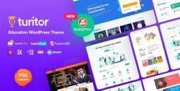 Turitor v1.5.3 – LMS & Education WordPress Theme