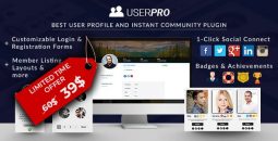 UserPro v5.1.13 (+Addons) – Community and User Profile WordPress Plugin