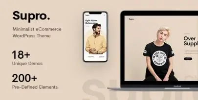 Supro v2.0.1 – Minimalist AJAX WooCommerce WordPress Theme
