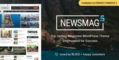 Newsmag v5.4.3.7 – News Magazine Newspaper