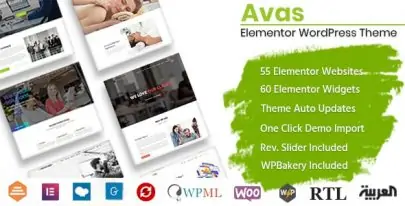 Avas v6.8.4.4 – Elementor WordPress Theme