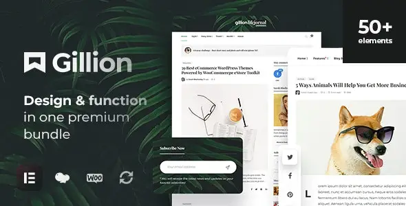 Gillion v4.14.1 | Multi-Concept Blog/Magazine & Shop WordPress AMP Theme