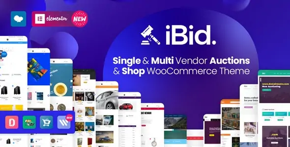 iBid v4.8 – Multi Vendor Auctions WooCommerce Theme