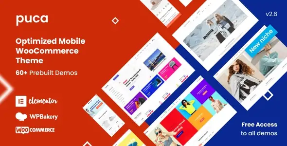 Puca v2.6.33 – Optimized Mobile WooCommerce Theme