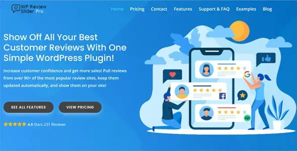WP Review Slider Pro Premium