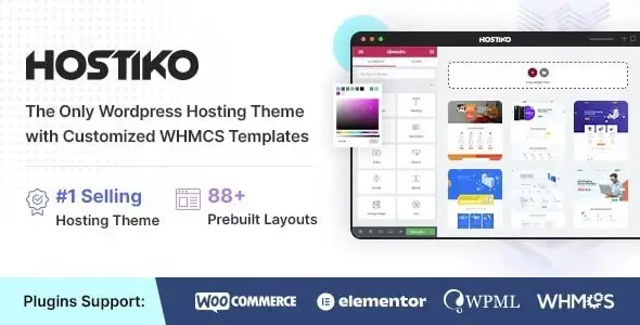 Hostiko 2.0 v92.5 – WordPress WHMCS Hosting Theme