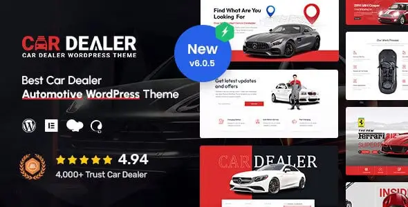 Car Dealer v6.2.0 – Automotive Responsive WordPress Theme