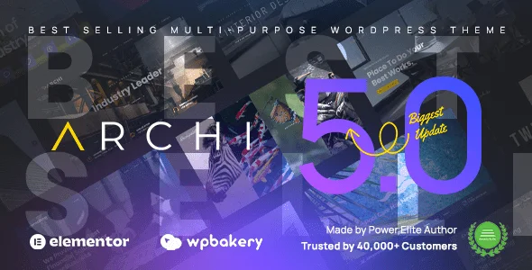 Archi v5.2 – Interior Design WordPress Theme