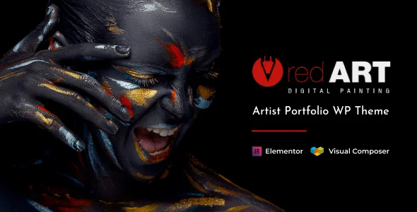 Red Art v4.0 | Artist Portfolio WordPress