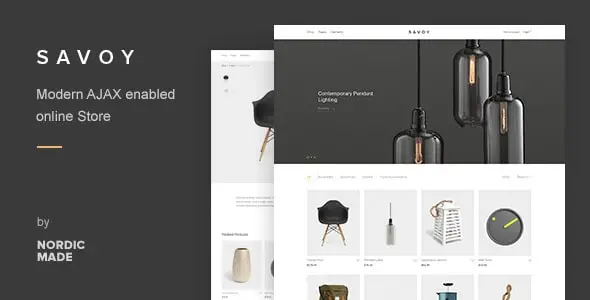 Savoy v3.0.9 – Minimalist AJAX WooCommerce Theme