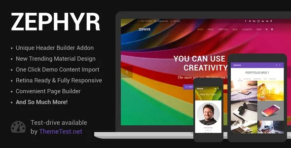 Zephyr v8.43.1 | Material Design Theme