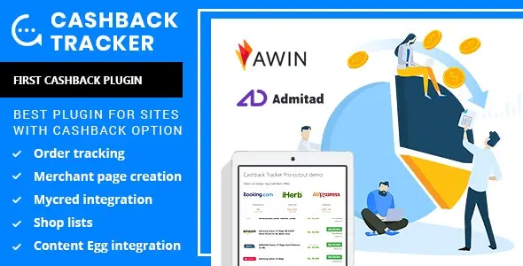 Cashback Tracker Pro v2.6.4 – WordPress Plugin