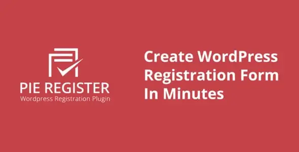 Pie Register v3.8.3.8 (+Addons) – WordPress Plugin
